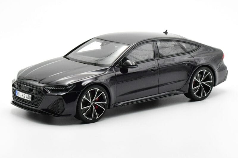 Audi RS7 C8 Sportback Mythos Μαύρο Έκδοση Ασίας GT Spirit 1:18