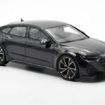 Audi RS7 C8 Sportback Mythos Μαύρο Έκδοση Ασίας GT Spirit 1:18