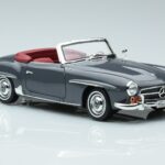 Mercedes 190 SL W121 Roadster Γκρι Norev 1:18