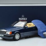 Mercedes 300 CE-24 A124 Κάμπριο Nautical Blue Περιορισμένη Έκδοση Norev 1:18