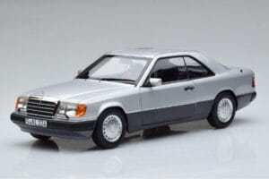 Mercedes 300 CE-24 C124 Κουπέ Ασημί Norev 1:18