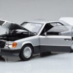 Mercedes 300 CE-24 C124 Κουπέ Ασημί Norev 1:18