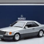 Mercedes 300 CE-24 C124 Κουπέ Ασημί Norev 1:18