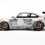 Porsche 911 993 RWB Silver Phantom Έκδοση Ασίας GT Spirit 1:18