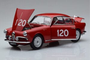 Alfa Romeo Giulietta SV #120 Mille Miglia 1956 Kyosho 1:18 08957A Μέταλλο - εικόνα 2 από 9