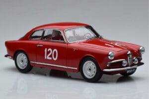 Alfa Romeo Giulietta SV #120 Mille Miglia 1956 Kyosho 1:18 08957A Μέταλλο - εικόνα 5 από 9