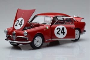 Alfa Romeo Giulietta SV #24 Targa Florio 1958 Kyosho 1:18 08957B Μέταλλο - εικόνα 2 από 9