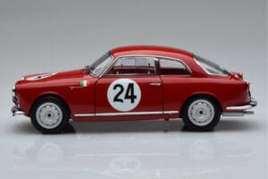 Alfa Romeo Giulietta SV #24 Targa Florio 1958 Kyosho 1:18 08957B Μέταλλο - εικόνα 4 από 9