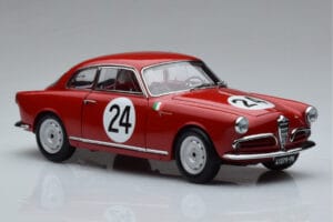 Alfa Romeo Giulietta SV #24 Targa Florio 1958 Kyosho 1:18 08957B Μέταλλο - εικόνα 5 από 9