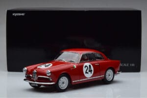 Alfa Romeo Giulietta SV #24 Targa Florio 1958 Kyosho 1:18 08957B Μέταλλο - εικόνα 9 από 9