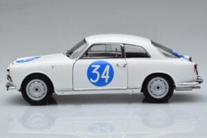 Alfa Romeo Giulietta SV #34 Targa Florio 1960 Kyosho 1:18 08957C Μέταλλο - εικόνα 4 από 9