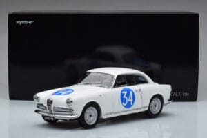 Alfa Romeo Giulietta SV #34 Targa Florio 1960 Kyosho 1:18 08957C Μέταλλο - εικόνα 9 από 9