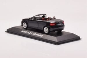 Audi A3 8P Καμπριολέ Μαύρο Minichamps 1:43 5010803333 Μέταλλο - εικόνα 3 από 4