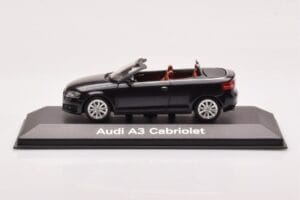 Audi A3 8P Καμπριολέ Μαύρο Minichamps 1:43 5010803333