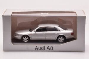 Audi A8 D2 Ασημί Minichamps 1:43 433013006 Μέταλλο - εικόνα 4 από 4