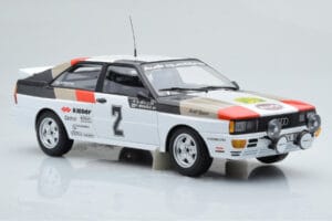 Audi Quattro Audi Sport #1 H. Mikkola / A. Hertz Winners International Swedish Rally 1981 Minichamps 1:18 155811102 Μέταλλο - εικόνα 4 από 6