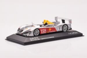 Audi R10 TDI LMP1 #7 R. Capello / T. Kristensen / A. McNish 24 Hours of Le Mans 2006 Minichamps 1:43 400061607 Μέταλλο - εικόνα 2 από 4