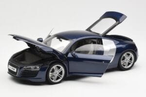 Audi R8 4.2 FSI V8 Μπλε Kyosho 1:18 09213BL Μέταλλο - εικόνα 2 από 8