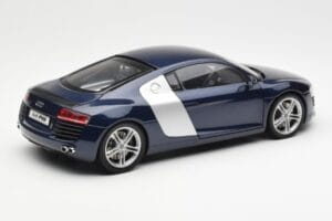 Audi R8 4.2 FSI V8 Μπλε Kyosho 1:18 09213BL Μέταλλο - εικόνα 3 από 8