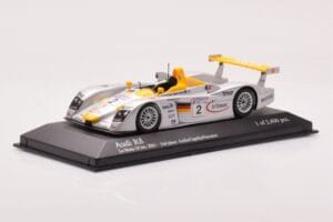 Audi R8 Infineon #2 L. Aiello / R. Capello / Pescatori 2nd Place 24 Hours of Le Mans 2001 Minichamps 1:43 400011202 Μέταλλο - εικόνα 2 από 4