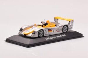 Audi R8 Infineon #2 Winner ALMS Petit Le Mans 2002 Minichamps 1:43 400021382 Μέταλλο - εικόνα 2 από 4
