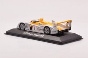 Audi R8 Infineon #2 Winner ALMS Petit Le Mans 2002 Minichamps 1:43 400021382 Μέταλλο - εικόνα 3 από 4