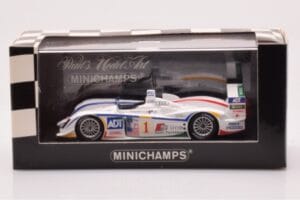 Audi R8 #1 J.J. Lehto / M. Werner GP of Atlanta Winners 2005 Minichamps 1:43 400051391 Μέταλλο - εικόνα 4 από 4