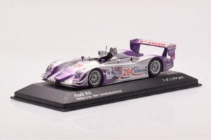 Audi R8 LMP900 #28 F. Biela / P. Kaffer / A. McNish 12 Hours of Sebring Winner 2004 Minichamps 1:43 4000412328 Μέταλλο - εικόνα 2 από 4