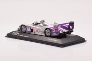 Audi R8 LMP900 #28 F. Biela / P. Kaffer / A. McNish 12 Hours of Sebring Winner 2004 Minichamps 1:43 4000412328 Μέταλλο - εικόνα 3 από 4