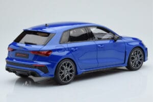 Audi RS3 8Y Sportback Performance Edition Nagaro Μπλε GT Spirit 1:18 GT884 Ρητίνη - εικόνα 2 από 5