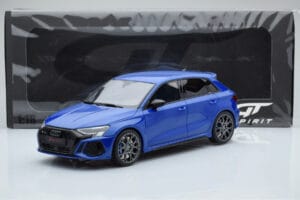 Audi RS3 8Y Sportback Performance Edition Nagaro Μπλε GT Spirit 1:18 GT884 Ρητίνη - εικόνα 5 από 5