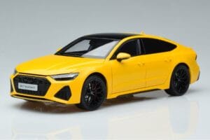 Audi RS7 C8 Sportback Κίτρινο Vossen Rims Περιορισμένη Έκδοση Kengfai 1:18 VAKF 0335 Μέταλλο