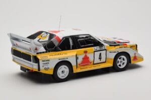 Audi Sport Quattro S1 E2 #4 S. Blomqvist / B. Cederberg Rally 1000 Lakes 1985 IXO 1:18 18RMC161A Μέταλλο - εικόνα 2 από 6