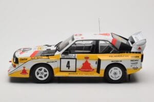 Audi Sport Quattro S1 E2 #4 S. Blomqvist / B. Cederberg Rally 1000 Lakes 1985 IXO 1:18 18RMC161A Μέταλλο - εικόνα 3 από 6