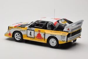 Audi Sport Quattro S1 E2 #4 S. Blomqvist / B. Cederberg Rally 1000 Lakes 1985 IXO 1:18 18RMC161A Μέταλλο - εικόνα 5 από 6