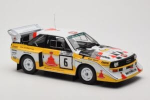 Audi Sport Quattro S1 E2 #6 H. Mikkola / A. Hertz Rally 1000 Lakes 1985 IXO 1:18 18RMC161B Μέταλλο - εικόνα 4 από 6