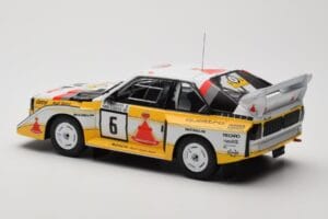 Audi Sport Quattro S1 E2 #6 H. Mikkola / A. Hertz Rally 1000 Lakes 1985 IXO 1:18 18RMC161B Μέταλλο - εικόνα 5 από 6