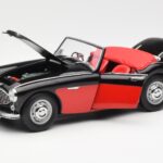 Austin-Healey 3000 Mk I Spider Μαύρο Κόκκινο Kyosho 1:18 08141KR - image 2 of 8