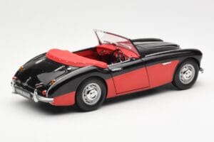 Austin-Healey 3000 Mk I Spider Μαύρο Κόκκινο Kyosho 1:18 08141KR Μέταλλο - εικόνα 3 από 8