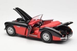 Austin-Healey 3000 Mk I Spider Μαύρο Κόκκινο Kyosho 1:18 08141KR Μέταλλο - εικόνα 5 από 8