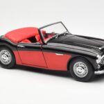 Austin-Healey 3000 Mk I Spider Μαύρο Κόκκινο Kyosho 1:18 08141KR - image 6 of 8