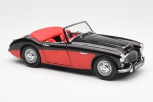 Austin-Healey 3000 Mk I Spider Μαύρο Κόκκινο Kyosho 1:18 08141KR Μέταλλο - εικόνα 6 από 8