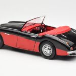 Austin-Healey 3000 Mk I Spider Μαύρο Κόκκινο Kyosho 1:18 08141KR - image 7 of 8