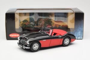 Austin-Healey 3000 Mk I Spider Μαύρο Κόκκινο Kyosho 1:18 08141KR Μέταλλο - εικόνα 8 από 8