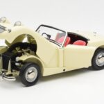 Austin-Healey Sprite Mk I Open Old English Λευκό Kyosho 1:18 08953EW - image 2 of 8