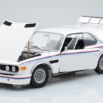BMW 3.0 CSL E9 Λευκό Dealer Edition Minichamps 1:18 - image 2 of 7