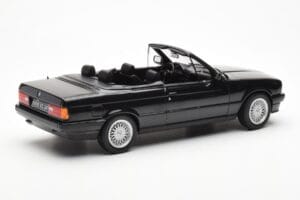 BMW 325i E30 Καμπριολέ Μαύρο Μεταλλικό Norev 1:18 183211 Μέταλλο - εικόνα 2 από 6