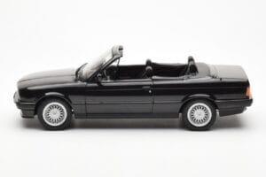 BMW 325i E30 Καμπριολέ Μαύρο Μεταλλικό Norev 1:18 183211 Μέταλλο - εικόνα 3 από 6
