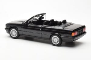 BMW 325i E30 Καμπριολέ Μαύρο Μεταλλικό Norev 1:18 183211 Μέταλλο - εικόνα 5 από 6