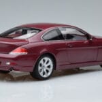 BMW 645Ci E63 Σκούρο Κόκκινο Kyosho 1:18 08701CR Μέταλλο - image 3 of 7